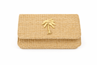 Ruby Straw Clutch - Glamourous Grace