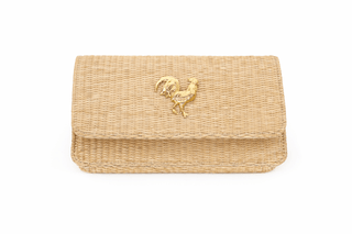 Ruby Straw Clutch - Glamourous Grace