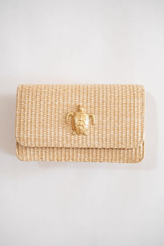 Ruby Straw Clutch - Glamourous Grace