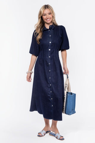 Ruth Dress (Navy)