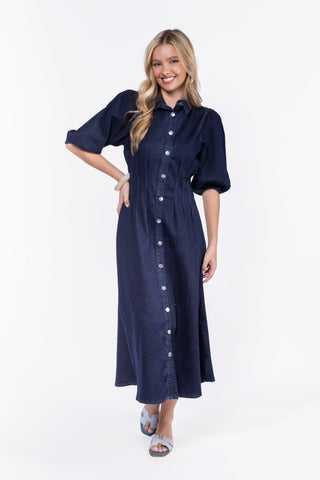 Ruth Dress (Navy)