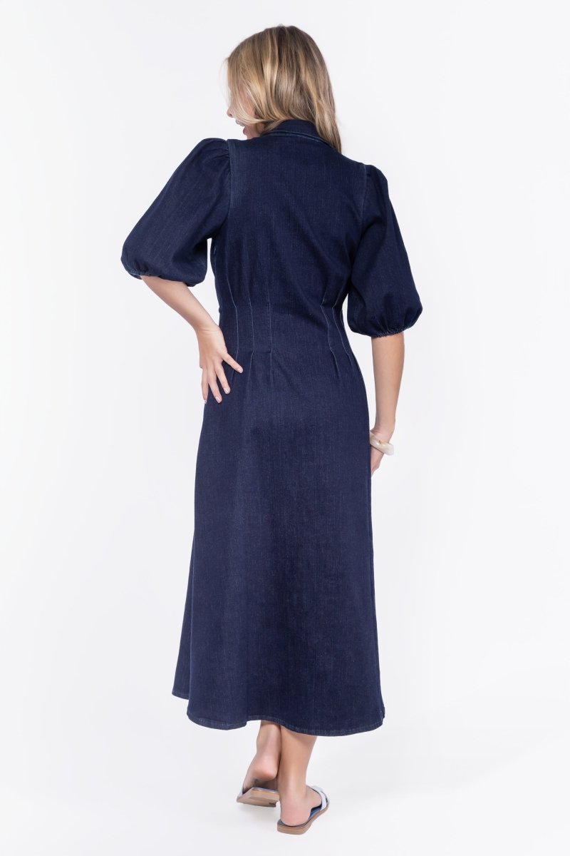 Ruth Dress (Navy) - Glamourous Grace