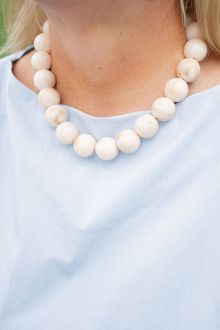 Ryan Beaded Acrylic Necklace