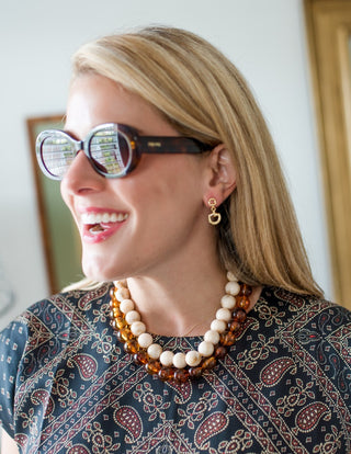 Ryan Beaded Acrylic Necklace