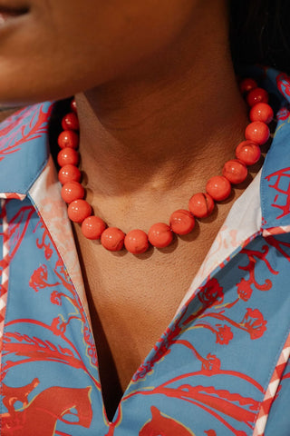 Ryan Beaded Acrylic Necklace
