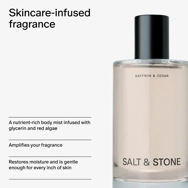 Salt & Stone Saffron & Cedar Body Mist 3.4 oz