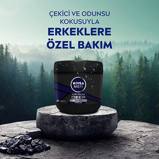 Nivea Men Moisturizing Hand and Body Cream Deep Impact - 48 Hour Moisturization, Non-Greasy, Woody Fragrance - Glamourous Grace