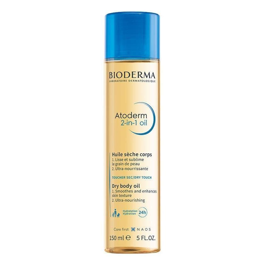 Bioderma Atoderm 2-in-1 Body Oil for Stretch Mark Prevention & Moisturizing - 5.07 fl oz, Non-Greasy, Pregnancy Skincare - Glamourous Grace