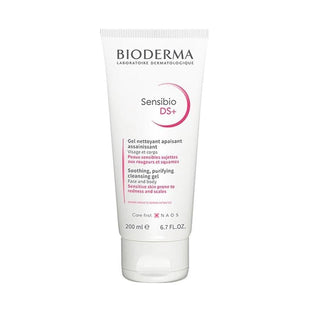 Bioderma Sensibio DS+ Foaming Facial Cleansing Gel for Sensitive Skin - Gentle, Soap-Free, 6.76 fl oz - Glamourous Grace