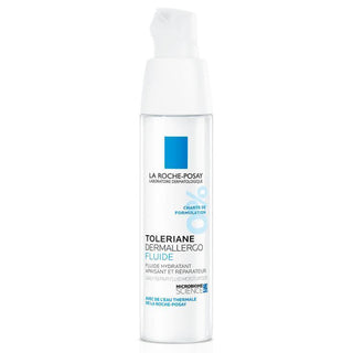 La Roche Posay Toleriane Dermallargo Fluide Moisturizing Cream - Fragrance-Free, Hypoallergenic, 1.35 fl oz - Glamourous Grace