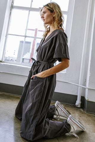 SAY IT AGAIN WOVEN JUMPSUIT - Glamourous Grace
