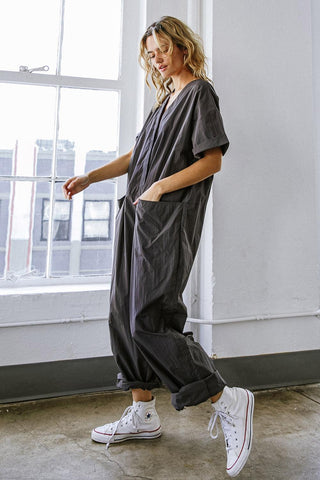 SAY IT AGAIN WOVEN JUMPSUIT - Glamourous Grace