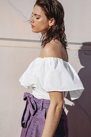 TIME FOR SOMETHING WOVEN TOP - Glamourous Grace