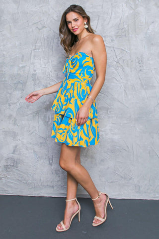 BACK TO THE START MINI DRESS - Glamourous Grace