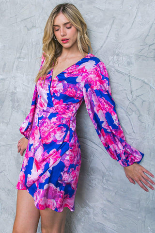 DRAMATICALLY CHIC SATIN MINI DRESS - Glamourous Grace
