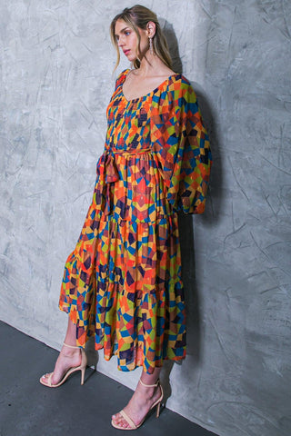 NOTHING WAS THE SAME WOVEN MIDI DRESS - Glamourous Grace