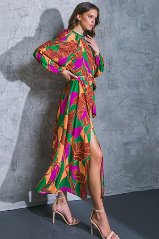 CUE THE CHIC WOVEN MIDI DRESS - Glamourous Grace