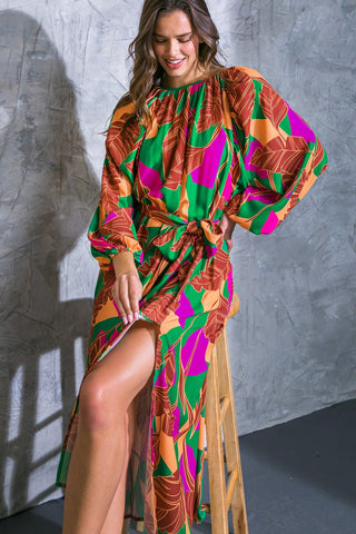 CUE THE CHIC WOVEN MIDI DRESS - Glamourous Grace