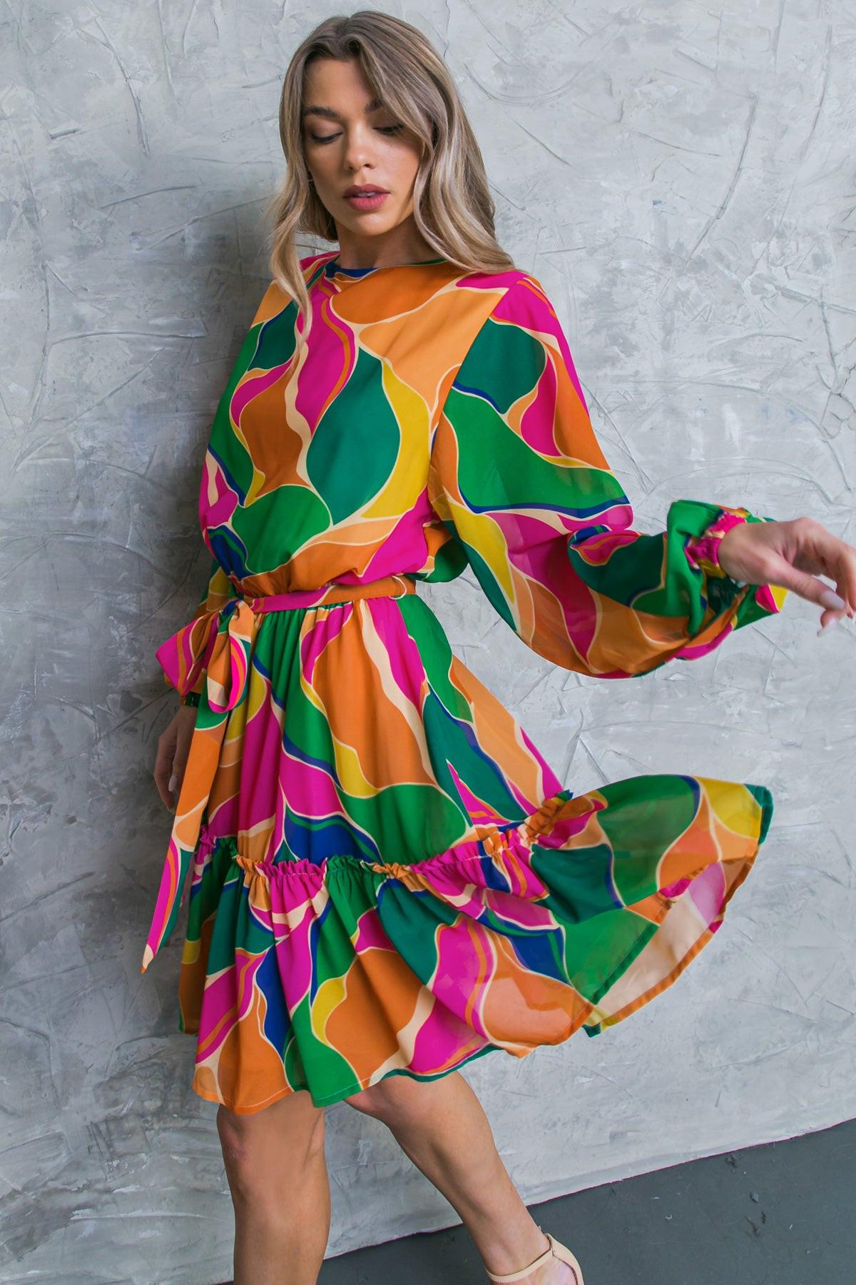 THANK ME LATER WOVEN MINI DRESS - Glamourous Grace