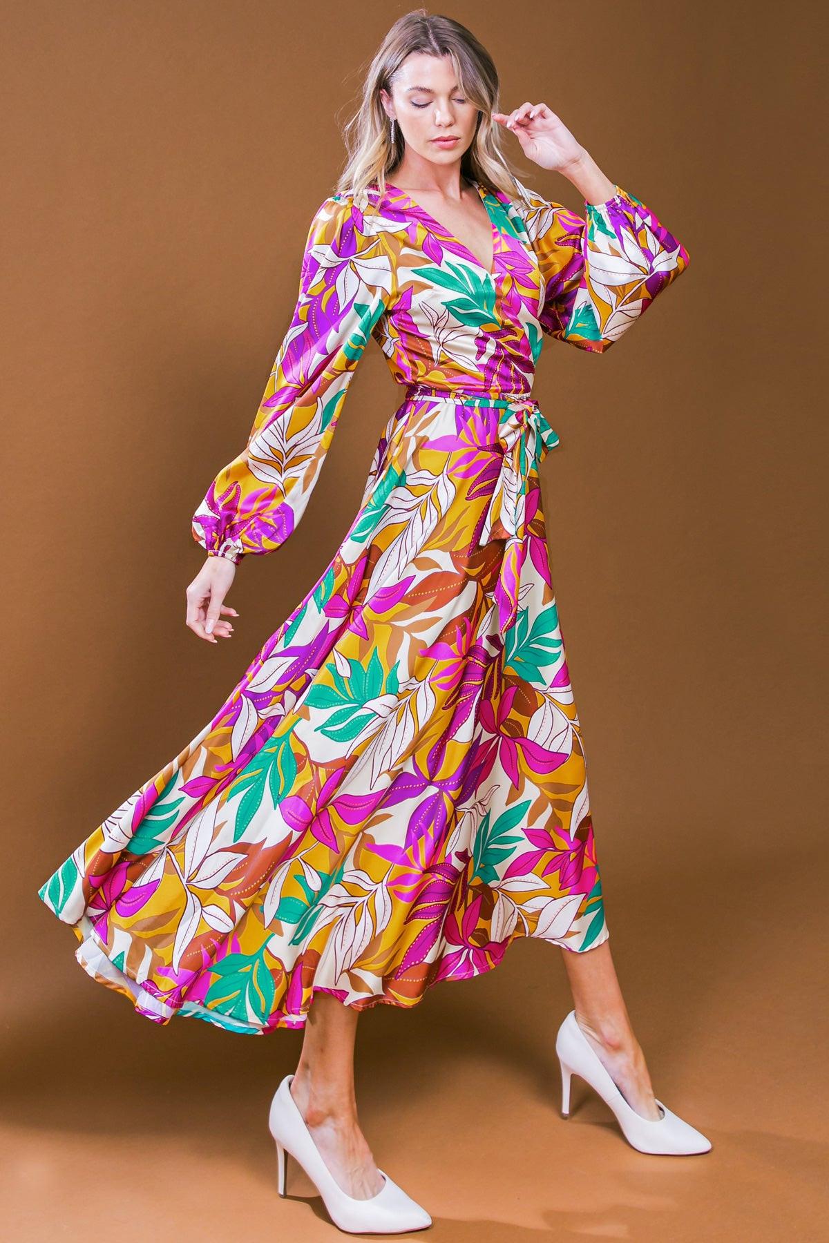 CAREFREE CONFIDENCE WOVEN MIDI DRESS - Glamourous Grace