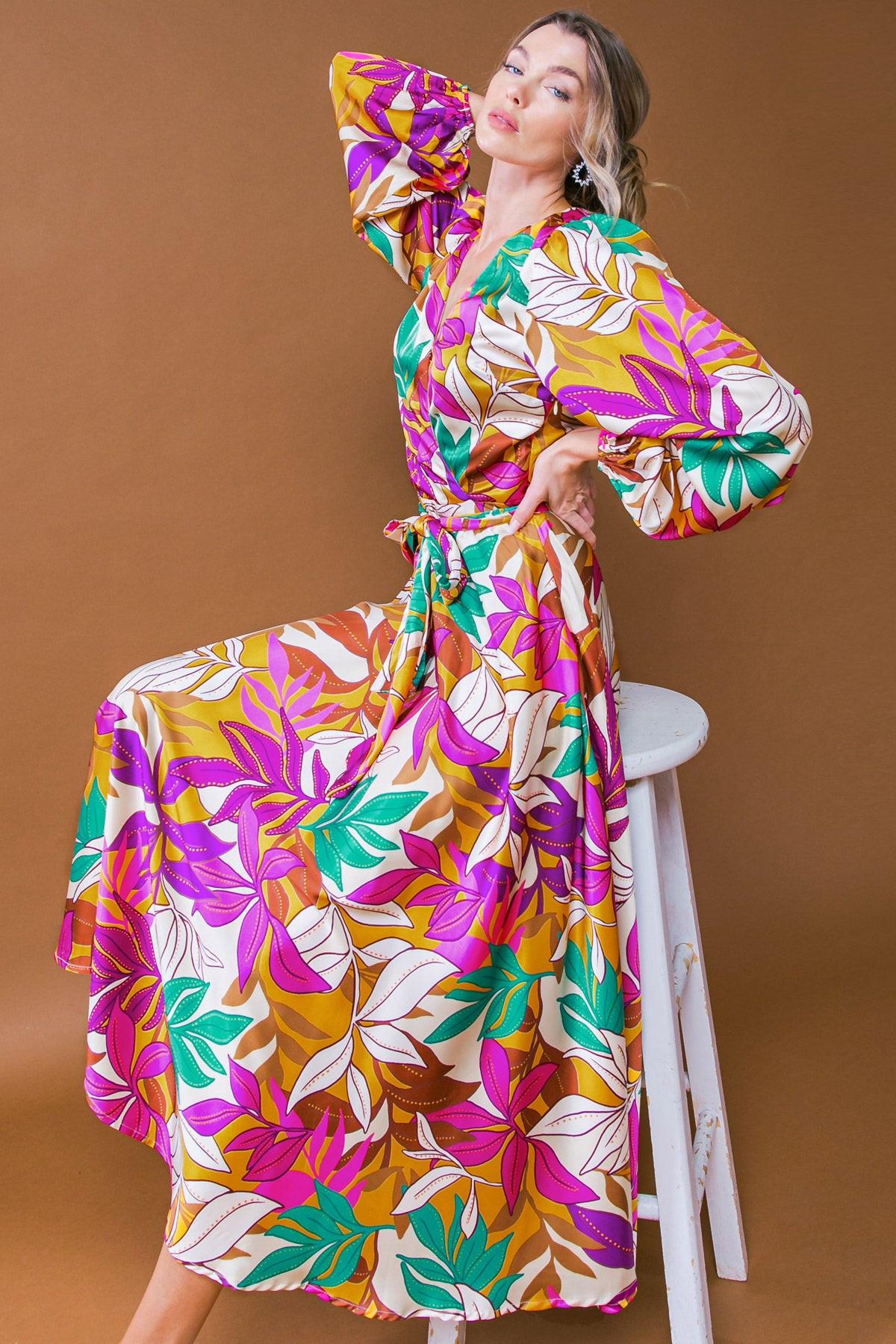 CAREFREE CONFIDENCE WOVEN MIDI DRESS - Glamourous Grace