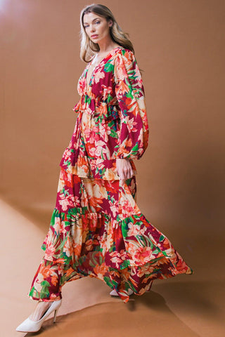 LEAVE YOU SPEECHLESS WOVEN MAXI DRESS - Glamourous Grace