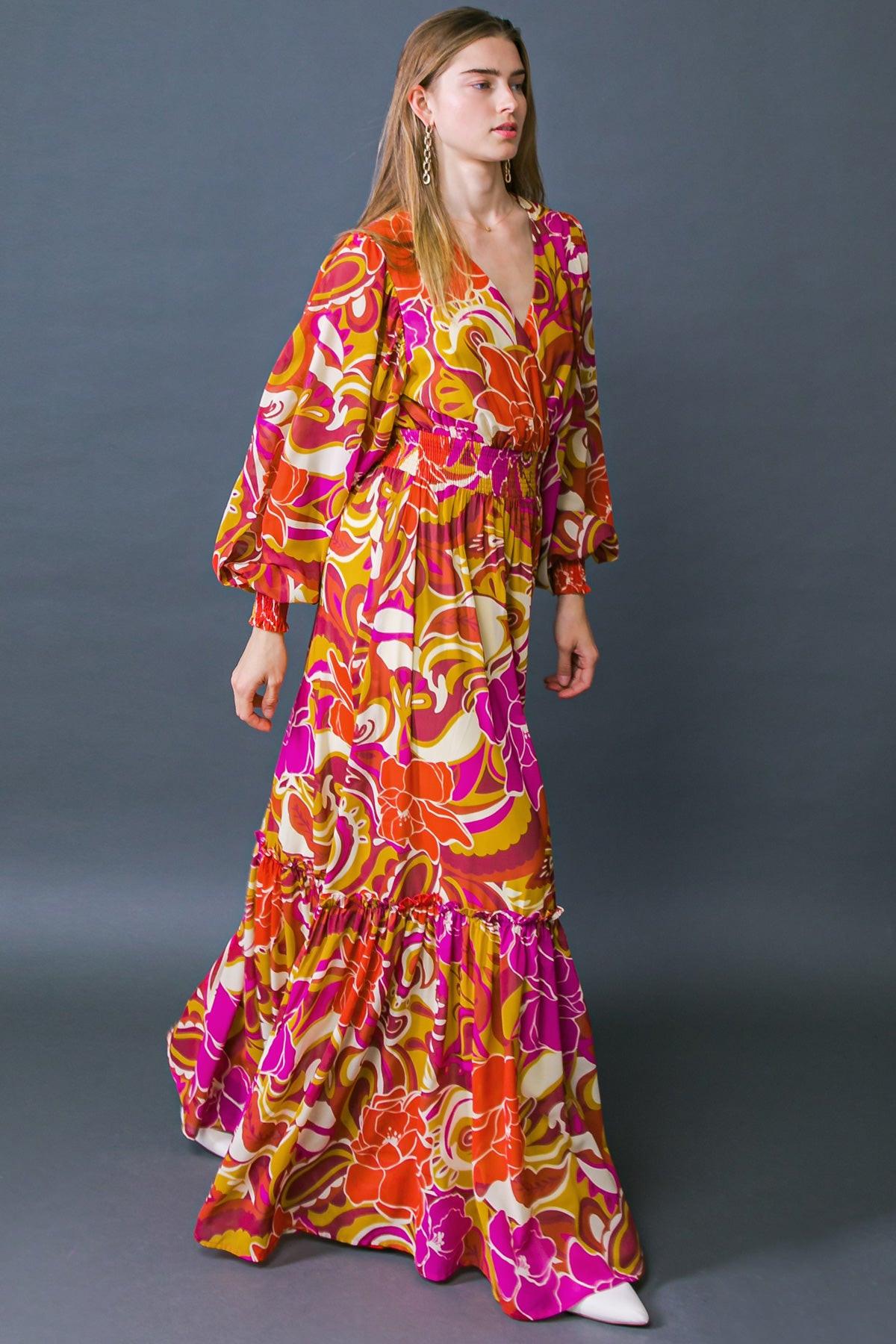 READY FOR THE SPOTLIGHT WOVEN MAXI DRESS - Glamourous Grace