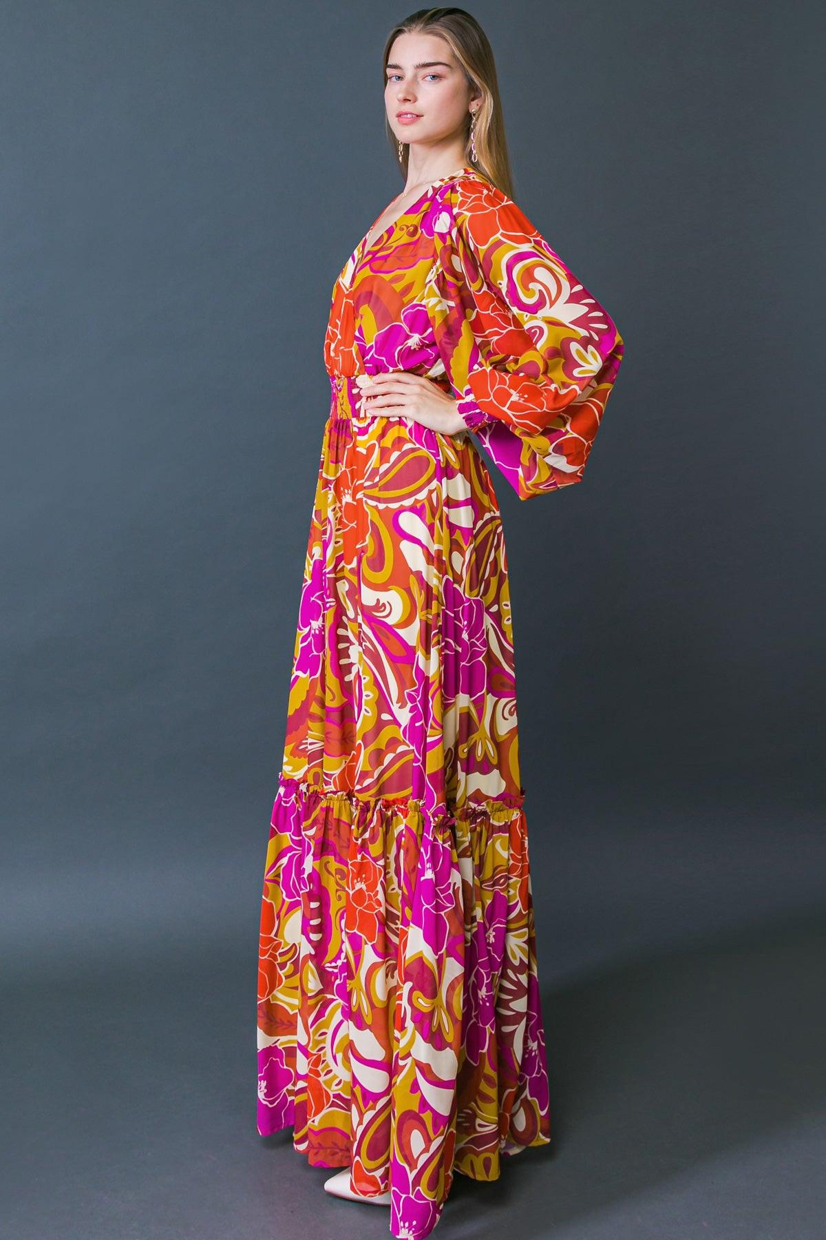 READY FOR THE SPOTLIGHT WOVEN MAXI DRESS - Glamourous Grace