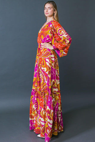 READY FOR THE SPOTLIGHT WOVEN MAXI DRESS - Glamourous Grace