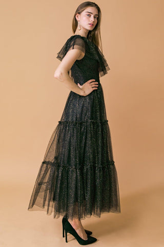 SOME FRESH AIR FUCHSIA TULLE MIDI DRESS - Glamourous Grace