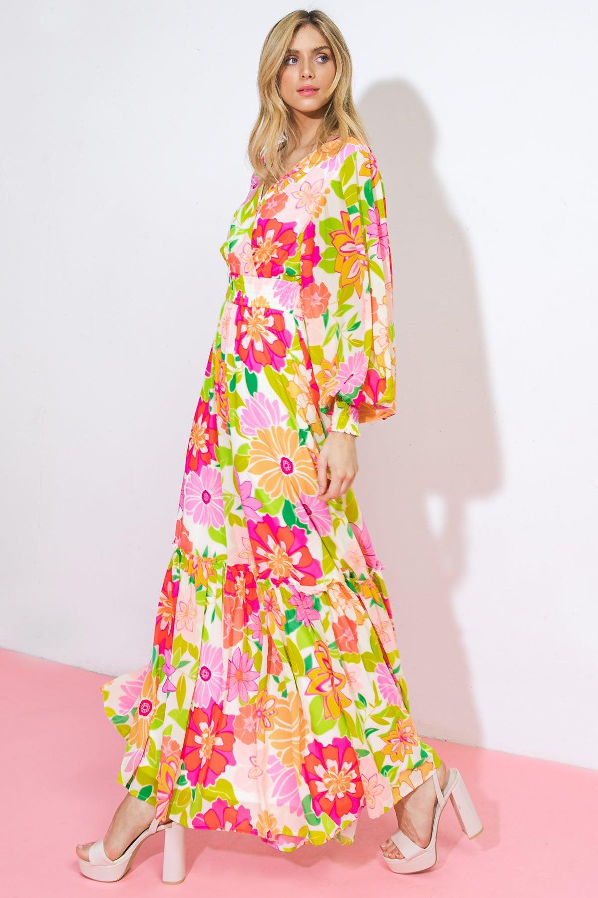 HEADING UPTOWN WOVEN MAXI DRESS - Glamourous Grace