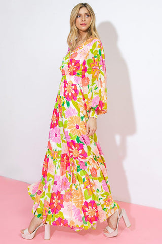 HEADING UPTOWN WOVEN MAXI DRESS - Glamourous Grace
