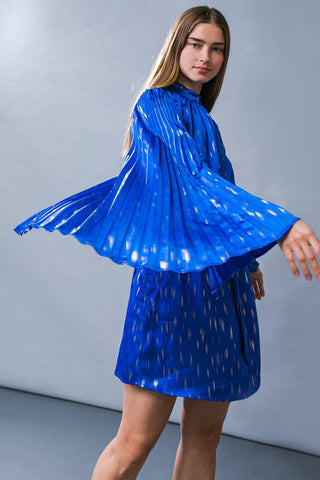 MESMERIZING ELEGANCE WOVEN MINI DRESS - Glamourous Grace