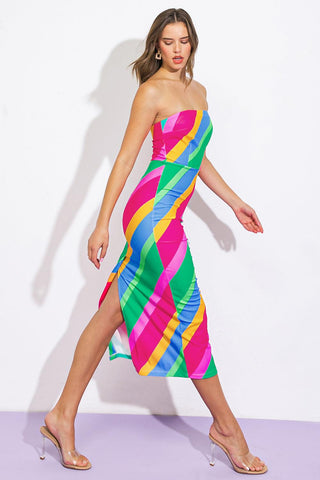 ALL OR NOTHING PONTI MIDI DRESS - Glamourous Grace
