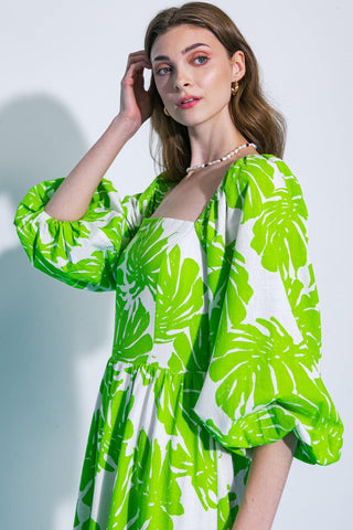 ALL THE DRAMA WOVEN MIDI DRESS - Glamourous Grace