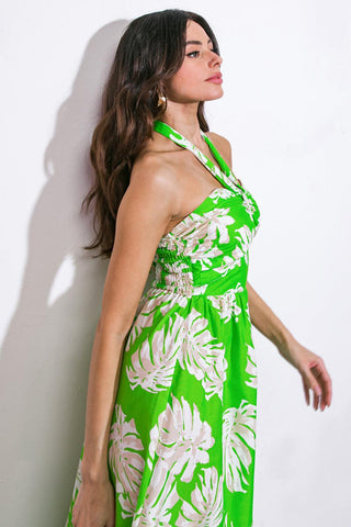 CAUSE A SCENE WOVEN MIDI DRESS - Glamourous Grace