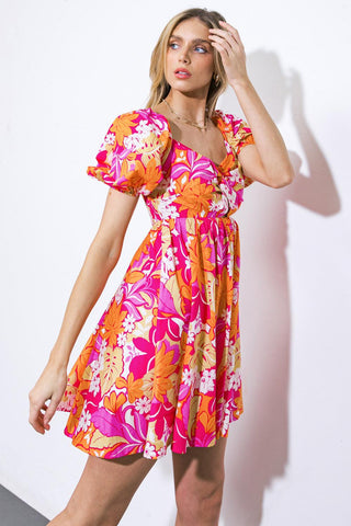 SWEET HARMONY WOVEN MINI DRESS - Glamourous Grace