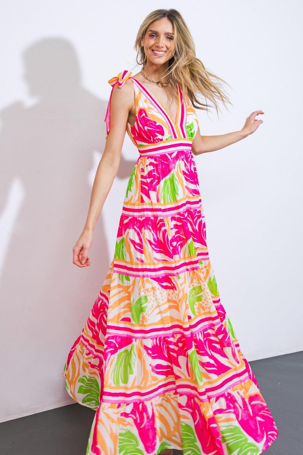 TAKE THE TRAILS WOVEN MAXI DRESS - Glamourous Grace