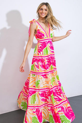 TAKE THE TRAILS WOVEN MAXI DRESS - Glamourous Grace