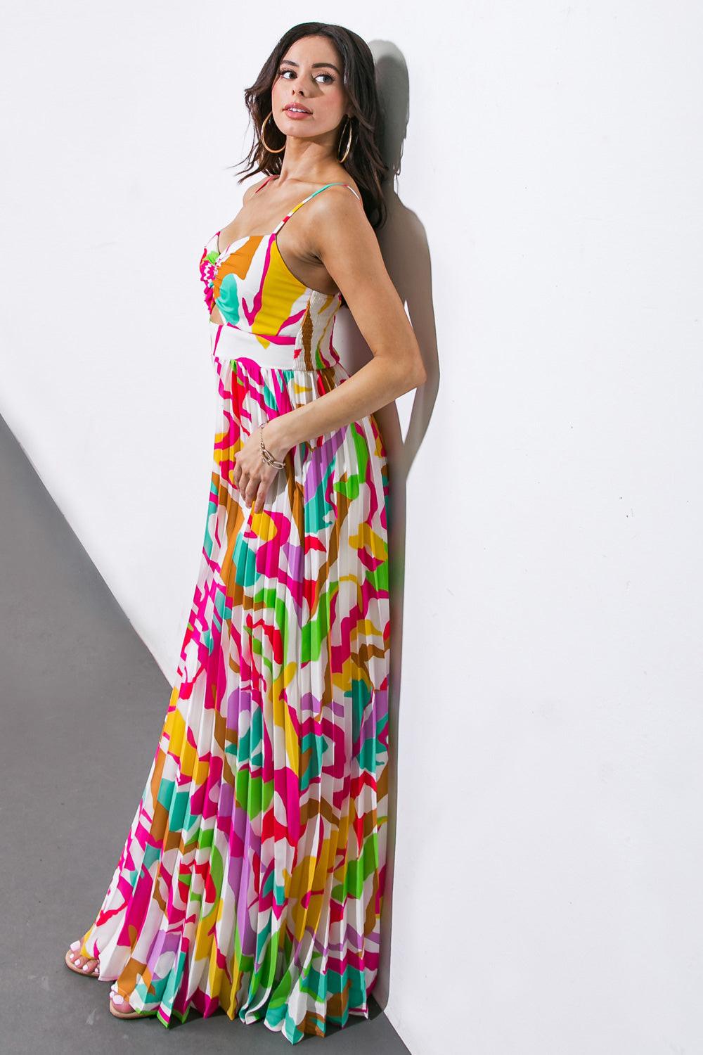 UP TO CHANCE WOVEN MAXI DRESS - Glamourous Grace
