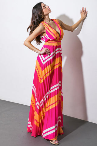A QUICK TRIP WOVEN MAXI DRESS - Glamourous Grace