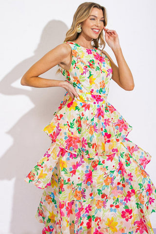 DEL REY HIGH RISE WOVEN MAXI DRESS - Glamourous Grace