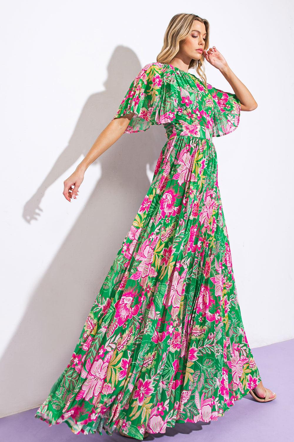 ALL NIGHT REVIVAL WOVEN MAXI DRESS - Glamourous Grace