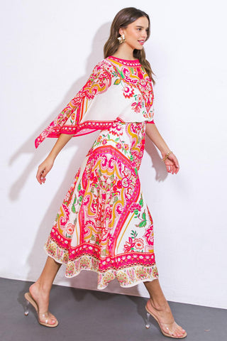 STUCK ON YOU WOVEN MIDI DRESS - Glamourous Grace