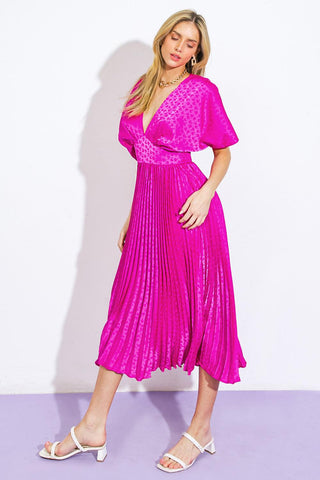 COWGIRL REPEAT SATIN MIDI DRESS - Glamourous Grace
