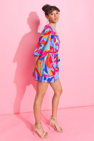 CHARMING INSPIRATION WOVEN ROMPER - Glamourous Grace