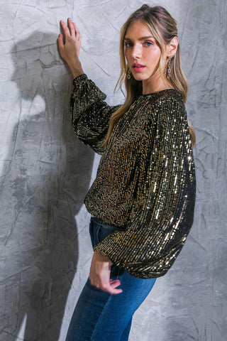 HOPE YOU REMEMBER SEQUIN TOP - Glamourous Grace