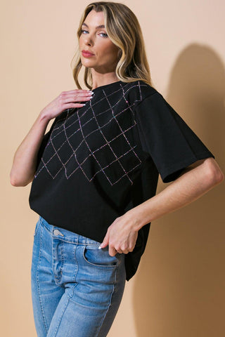 PRETTY PERCEPTION KNIT TOP - Glamourous Grace