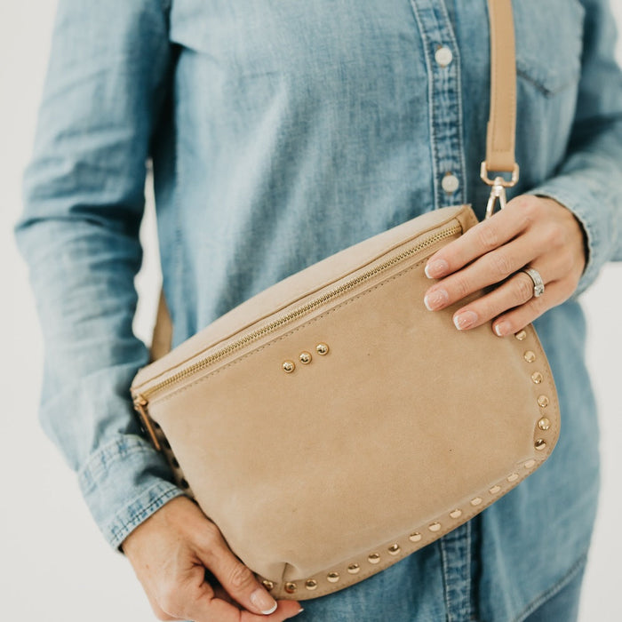 Sabrina Studded Suede Bum Bag - Glamourous Grace