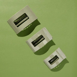 Sage it ain't so Large Flat Rectangle Hair Clip - Glamourous Grace